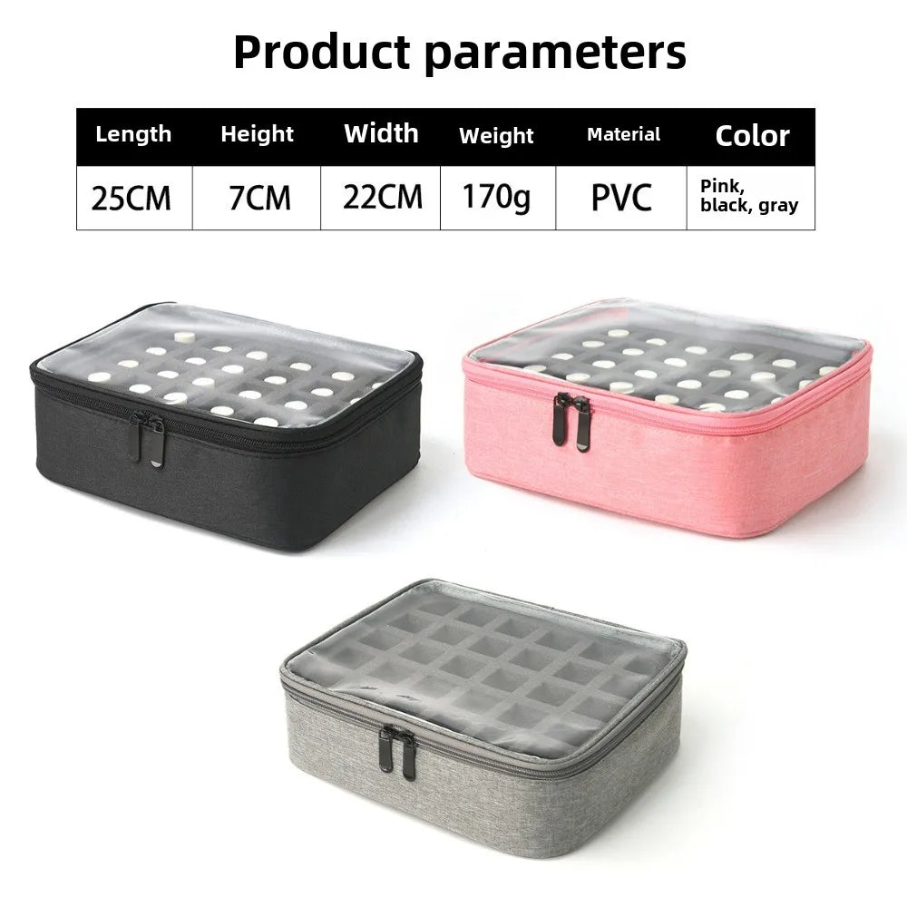 Bolsa organizadora para 30 frascos de 15ml