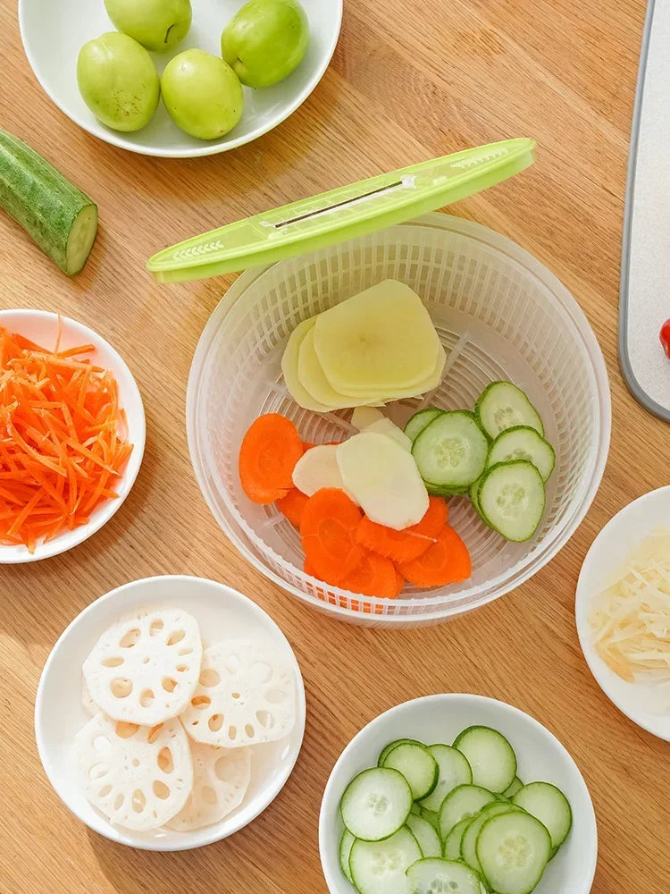 Organizador de Saladas - Deixar de molho, Detoxificar e Centrifugar