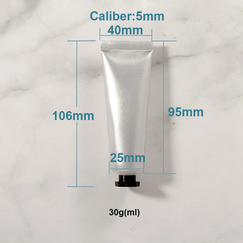 50 Tubos Alumínio e Plástico 30g