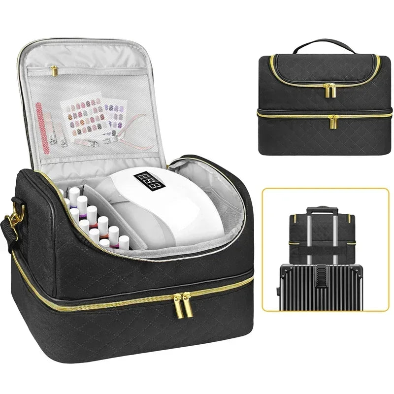 60 Frascos - Mala Organizadora para Enfermeiros, Médicos, Manicures