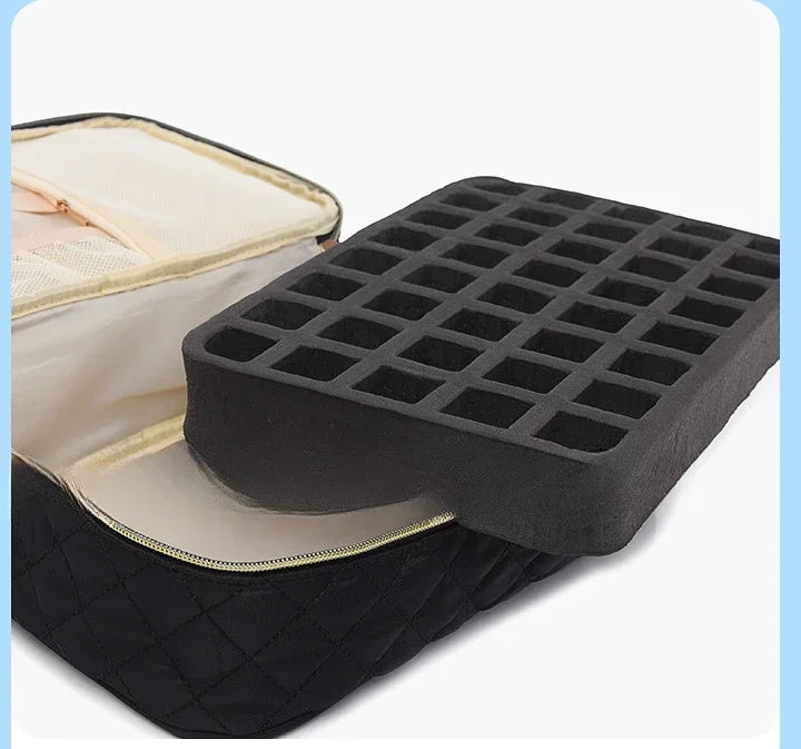 40 frascos - Bolsa Organizadora para Enfermeiros, Médicos e Manicures