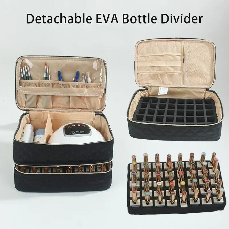 40 frascos - Bolsa Organizadora para Enfermeiros, Médicos e Manicures