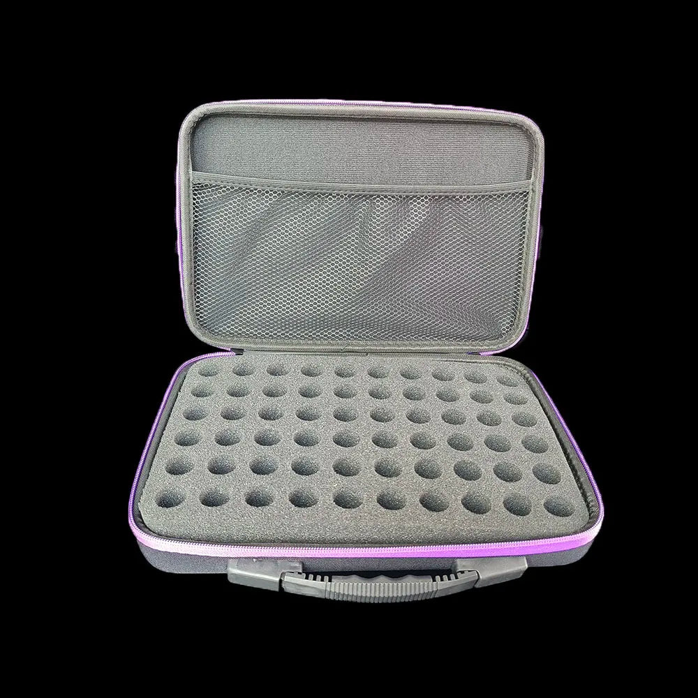 Maleta para 60 frascos de óleo essencial de 15ml